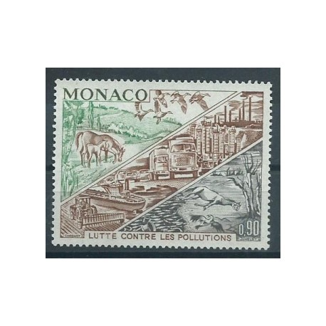 Monako - Nr 1036 1972r - Ptaki - Konie