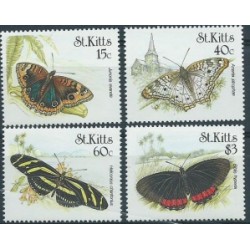 St. Kitts - Nr 271 - 74 1990r - Motyle