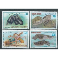 Tunezja - Nr 1357 - 60 1997r - Muszle - Fauna morska