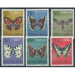 Jugosławia - Nr 1069 - 74 1964r - Motyle