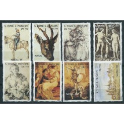 St. Tome - Nr 1645 - 52 1995r - Malarstwo