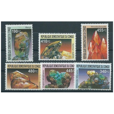 Kongo - Nr 1713 - 18 2002r - Minerały