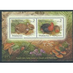 Malezja - Bl 50 2001r - Ptaki