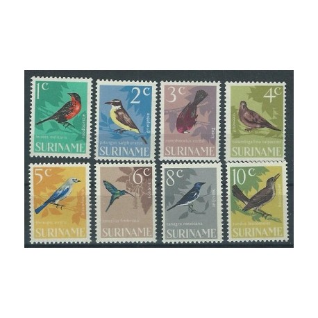 Surinam - Nr 484 - 91 1966r - Ptaki
