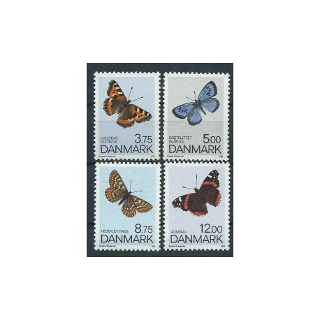 Dania - Nr 1048 - 51 1993r - Motyle