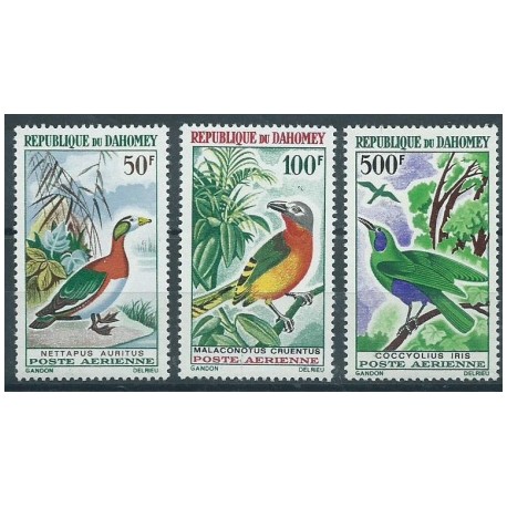 Dahomej - Nr 278 - 80 1966r - Ptaki