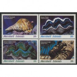 Wyspy Marshalla - Nr 073 - 76 1986r - WWF - Muszle