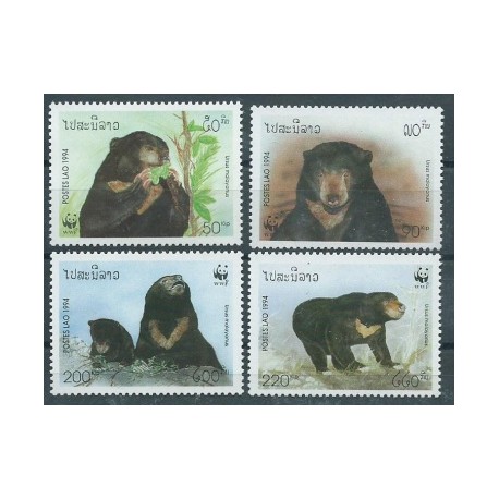 Laos - Nr 1410 - 13 1994r - WWF - Ssaki