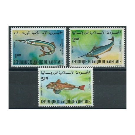 Mauretania - Nr 657 - 59 1979r - Ryby