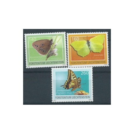 Liechtenstein - Nr 1557 - 59 2010r - Motyle
