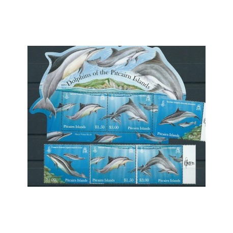 Pitcairn - Nr 851 - 54 Bl 60 2012r - Ssaki morskie