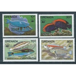 Grenada - Nr 1299 - 02 1984r - WWF - Ryby