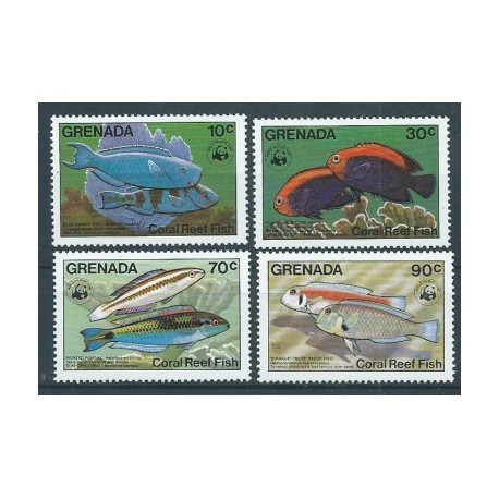 Grenada - Nr 1299 - 02 1984r - WWF - Ryby