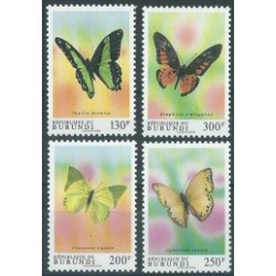 Burundi - Nr 1780 - 83 1993r - Motyle