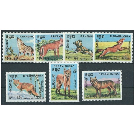 Kambodża - Nr 577 - 83 1984r - Dzikie psy