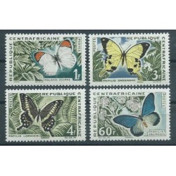 Centralna Afryka -  Nr 042 - 45 1963r - Motyle
