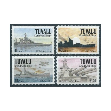 Tuvalu - Nr 599 - 02 1991r - Marynistyka - Militaria