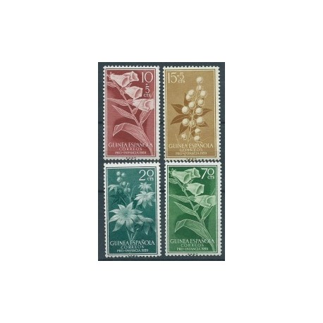 Gwinea Hiszp. - Nr 356 - 59 1959r - Kwiaty