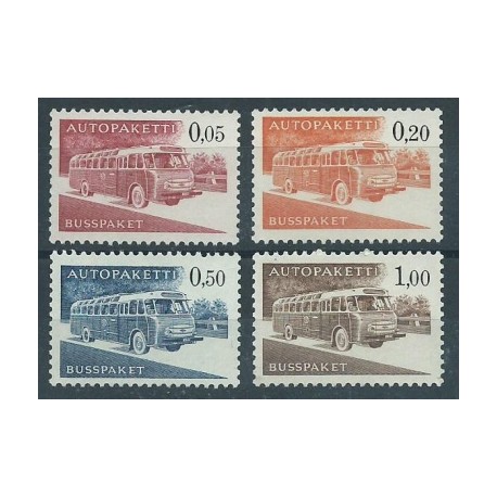 Finlandia - Poczta Autobusowa - Nr 010 - 13 1963r - Samochody