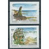 Argentyna - Nr 2042 - 43 1990r - Ssaki morskie - Krajobraz
