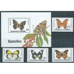 Dominika - Nr 1836 - 39 Bl 2631994r - Motyle
