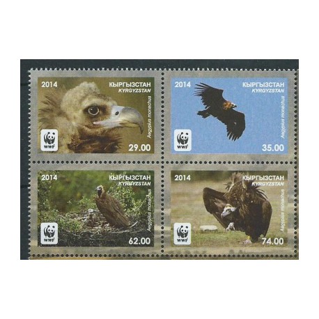 Kirgistan - Nr 785 - 882014r - WWF - Ptaki