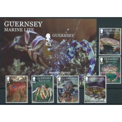 Guernsey - Nr 1475 - 80 Bl 702014r - Fauna morska
