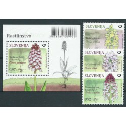 Słowenia - Nr 1136 - 38 Bl 802015r - Kwiaty