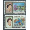 Wyspy Cooka - Nr 1393 - 94 1993r - Ryby