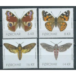 Wyspy Owcze - Nr 691 - 942010r - Motyle