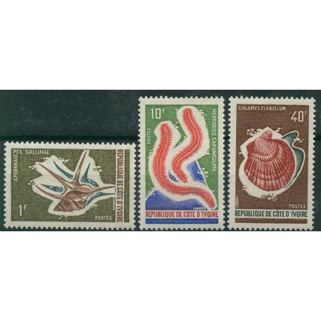 Wybrzeże Kości Słoniowej - Nr 391 - 93 1971r - Muszle