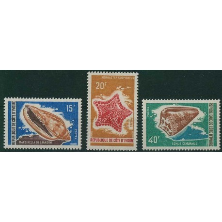 Wybrzeże Kości Słoniowej - Nr 376 - 78 1971r - Muszle