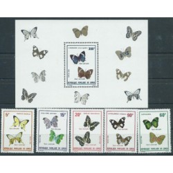 Kongo - Nr 751 - 55 Bl 241980r - Motyle