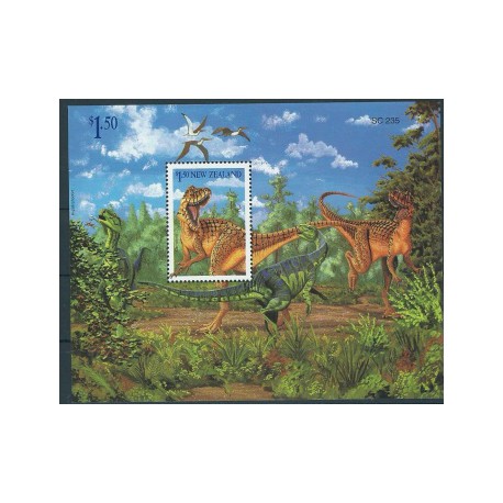 Nowa Zelandia - Bl 391993r - Dinozaury
