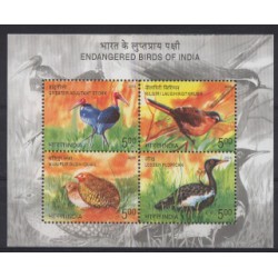 Indie - Bl 372006r - Ptaki