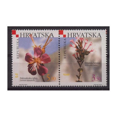 Chorwacja - Nr 548 - 492000r - Kwiaty