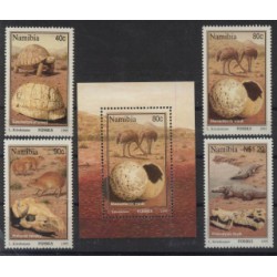 Namibia - Nr 789 - 92 Bl 221995r - Ptaki