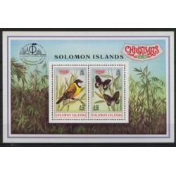Wyspy Salomona - Bl 501997r - Ptak - Motyl