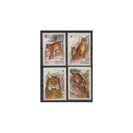 Białoruś - Nr 373 - 762000r - WWF - Ssaki