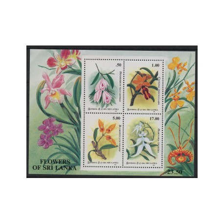 Sri - Lanka - Bl 581994r - Kwiaty