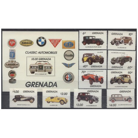 Grenada - Nr 1216 - 25 Bl 1151983r - Samochody