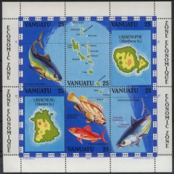 Vanuatu - Bl 41983r - Ryby