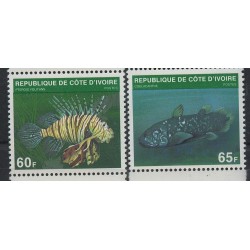 Wybrzeże Kości Słoniowej - Nr 613 A B1979r - Ryby