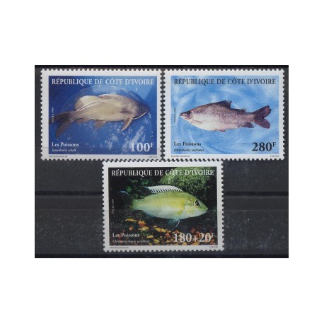 Wybrzeże Kości Słoniowej - Nr 1223 - 251999r - Ryby