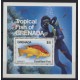 Grenada - BL 1261984r - Ryba, Płetwonurek