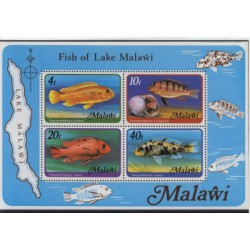 Malawi - Bl 491977r - Ryby