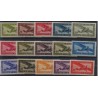 Indochiny - Nr 267 - 81 1942r - Samoloty - Kol. francuskie