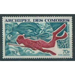 Komory - Nr 141 1972r - Ryba - Płetwonurek