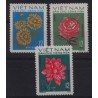 Wietnam N. - Nr 756 - 58 1974r - Kwiaty