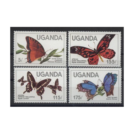 Uganda - Nr 407 - 101984r - Motyle